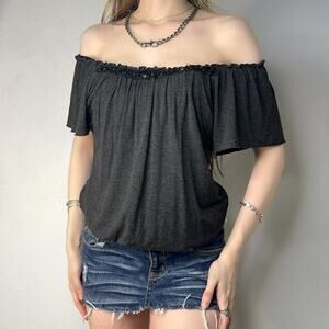 00s Off The Shoulder Top, Size Small